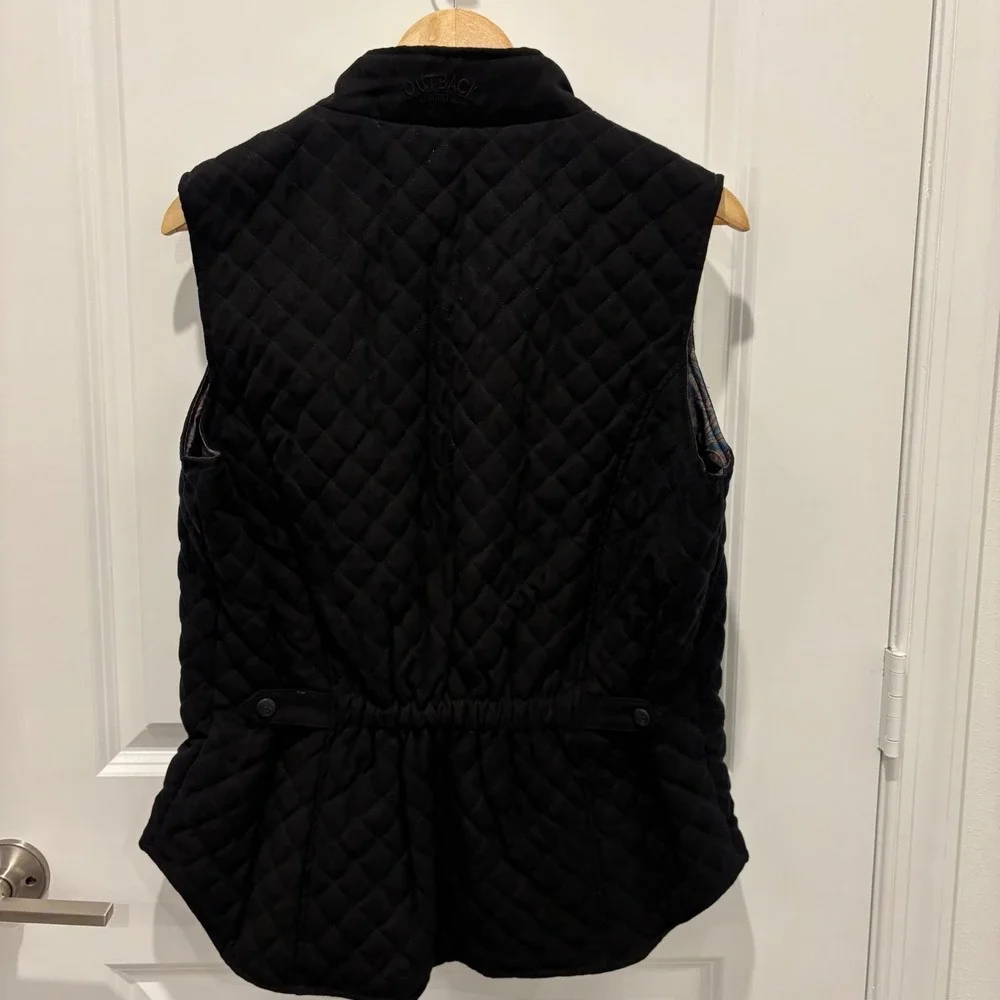 Outback Trading Company | Women's Microsuede Grand Prix Equestrian Vest Size L - Picture 2 of 7